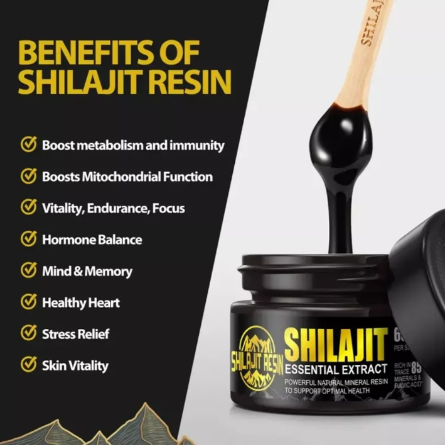 Shilajit Resina 50g Suplemento | Grado del Himalaya